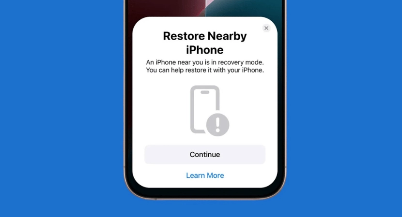 Wireless Restore for iPhone 16